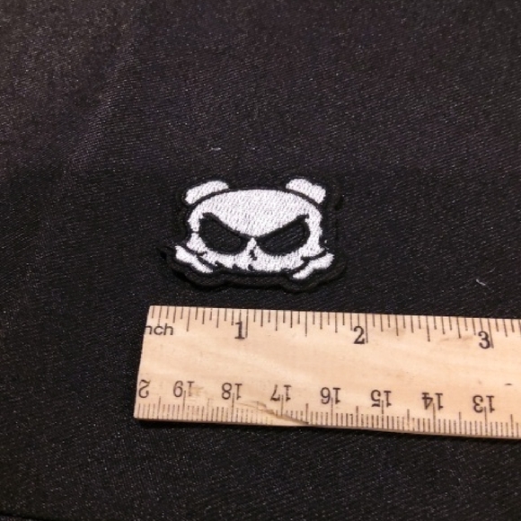 Jaunty Cute Skull Patch Iron On - Picture 3 of 3